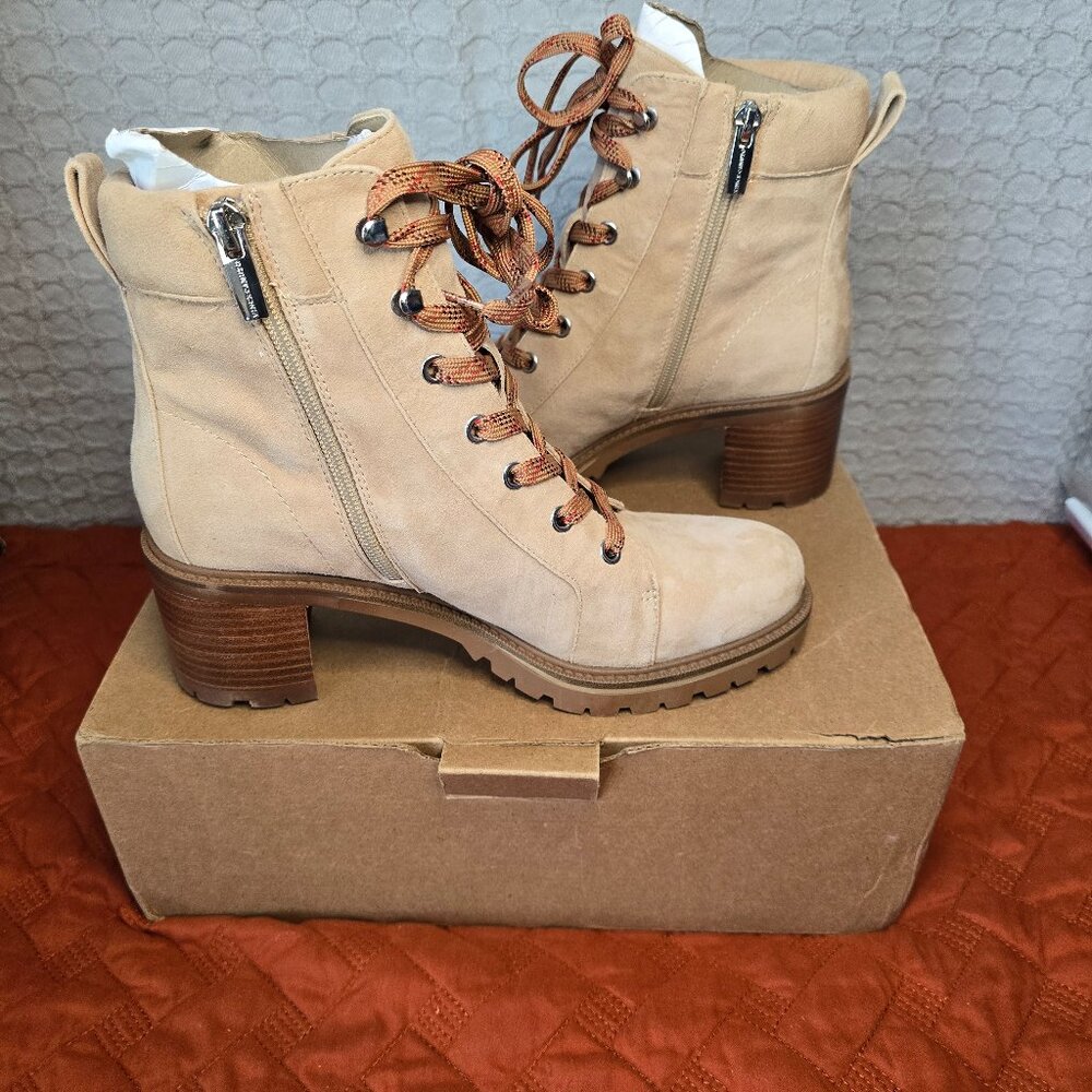 Vince Camuto Gaviana Leather Lace Up Boot